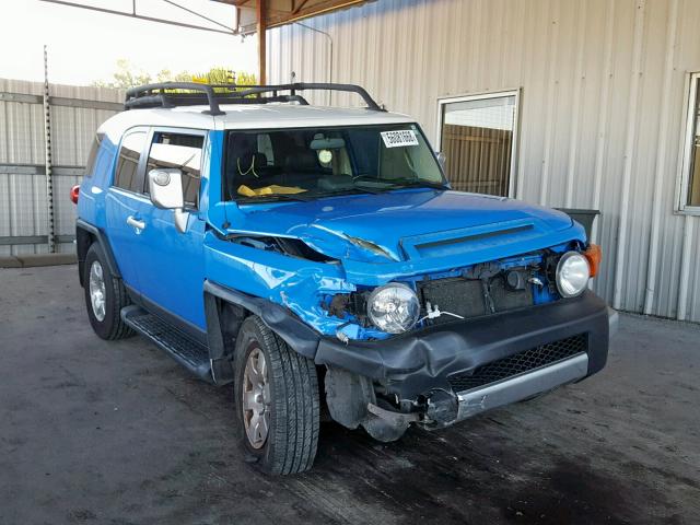 JTEBU11F18K024681 - 2008 TOYOTA FJ CRUISER BLUE photo 1