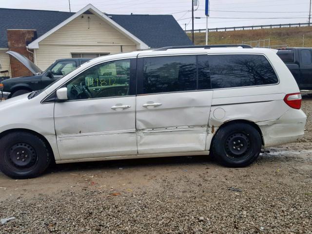 5FNRL38866B054391 - 2006 HONDA ODYSSEY TO WHITE photo 9