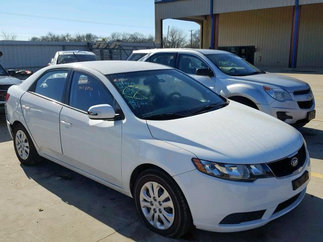 KNAFU4A25A5063327 - 2010 KIA FORTE EX WHITE photo 1