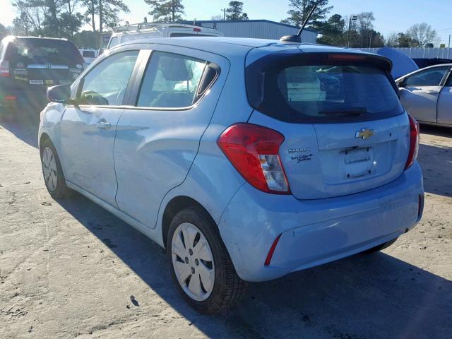 KL8CB6SA5GC582033 - 2016 CHEVROLET SPARK LS BLUE photo 3