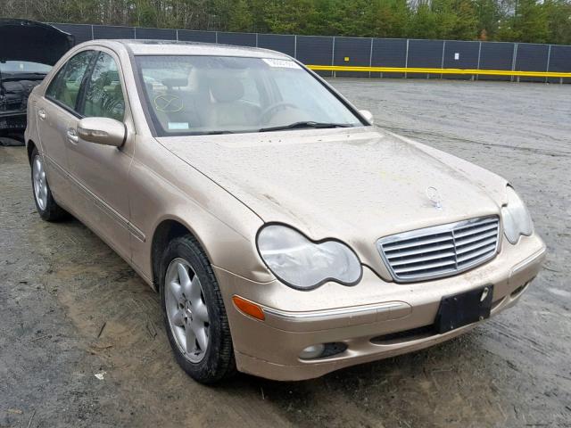 WDBRF61J52E004615 - 2002 MERCEDES-BENZ C 240 GOLD photo 1