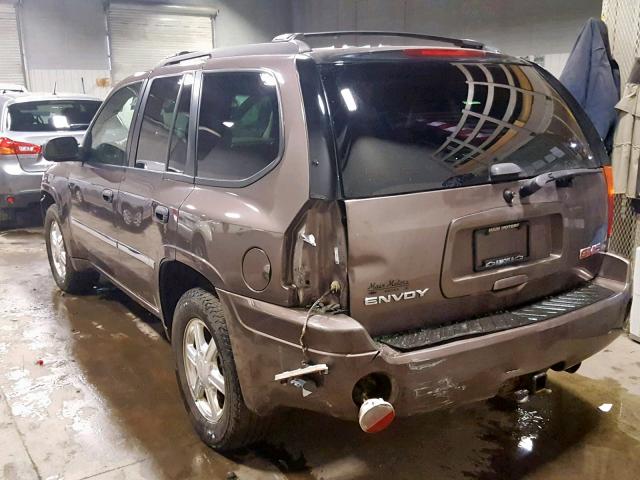 1GKDT13S582111871 - 2008 GMC ENVOY BROWN photo 3