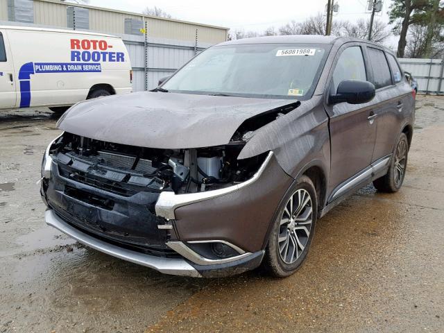 JA4AD2A36HZ015665 - 2017 MITSUBISHI OUTLANDER BROWN photo 2