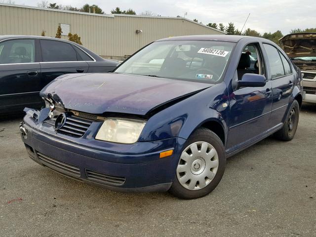 3VWRE69M43M086798 - 2003 VOLKSWAGEN JETTA GL BLUE photo 2