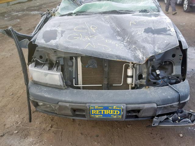 1GCDSCF9XC8137486 - 2012 CHEVROLET COLORADO L GRAY photo 7