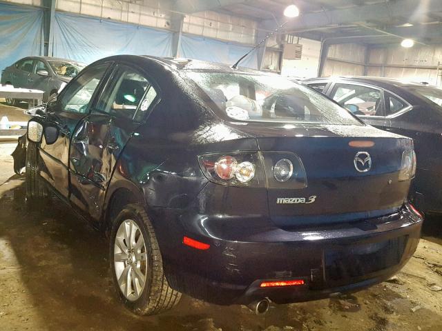 JM1BK32F781827666 - 2008 MAZDA 3 I BLACK photo 3