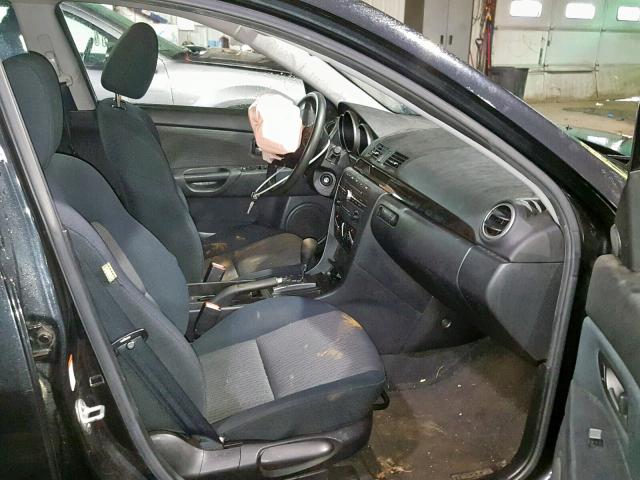 JM1BK32F781827666 - 2008 MAZDA 3 I BLACK photo 5