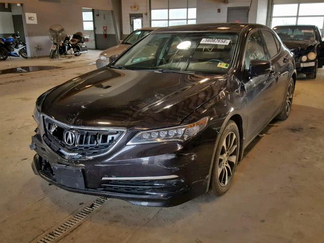 19UUB1F3XFA017959 - 2015 ACURA TLX BLACK photo 2