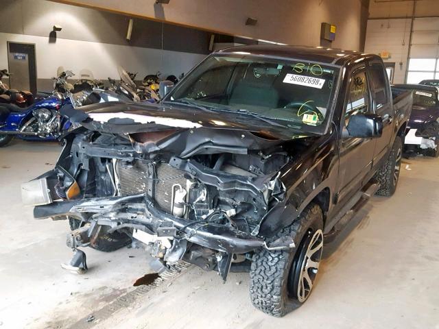 1GCJTCDE2A8102809 - 2010 CHEVROLET COLORADO L BLACK photo 2
