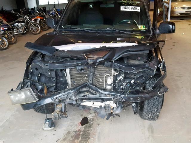 1GCJTCDE2A8102809 - 2010 CHEVROLET COLORADO L BLACK photo 7