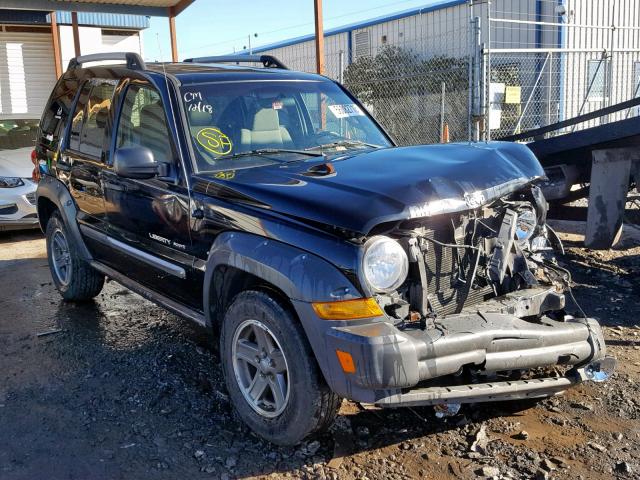 1J4GL38K55W534719 - 2005 JEEP LIBERTY RE BLACK photo 1