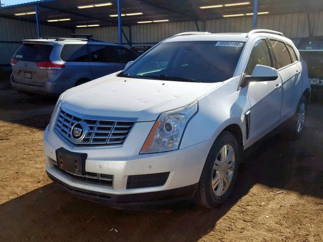 3GYFNGE32DS610725 - 2013 CADILLAC SRX LUXURY WHITE photo 2