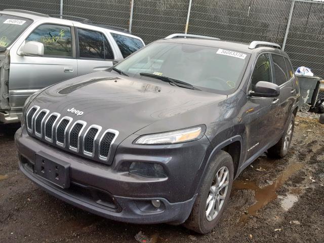 1C4PJMCB8EW268704 - 2014 JEEP CHEROKEE L GRAY photo 2