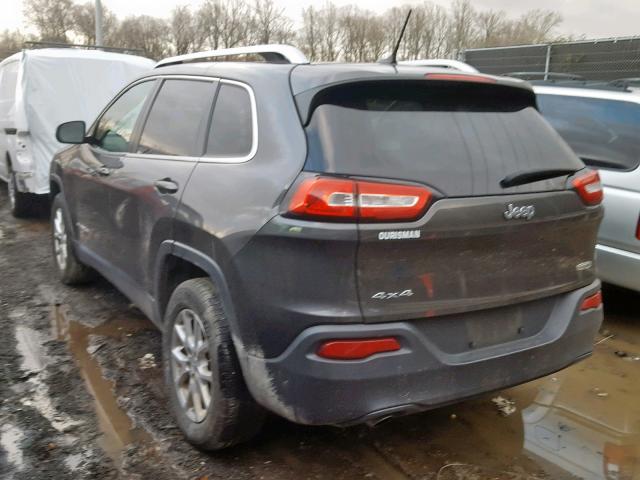 1C4PJMCB8EW268704 - 2014 JEEP CHEROKEE L GRAY photo 3