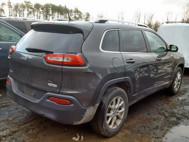 1C4PJMCB8EW268704 - 2014 JEEP CHEROKEE L GRAY photo 4