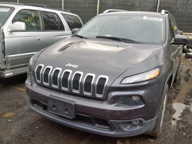 1C4PJMCB8EW268704 - 2014 JEEP CHEROKEE L GRAY photo 9