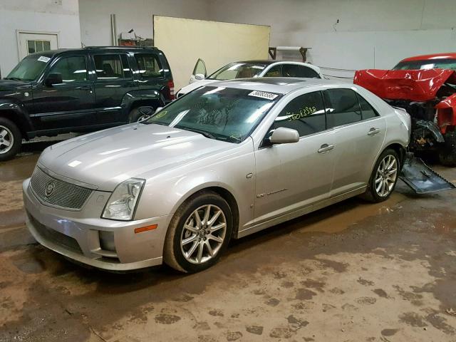 1G6DX67D570193316 - 2007 CADILLAC STS-V SILVER photo 2