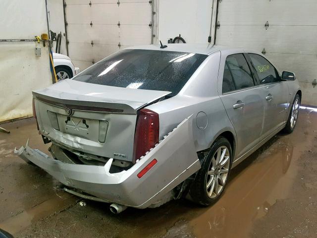 1G6DX67D570193316 - 2007 CADILLAC STS-V SILVER photo 4