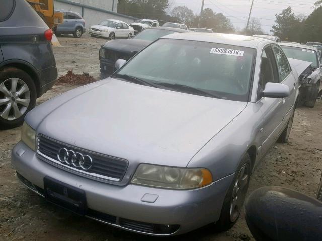 WAUED28D2XA331242 - 1999 AUDI A4 2.8 QUA SILVER photo 2