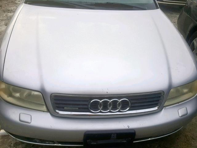 WAUED28D2XA331242 - 1999 AUDI A4 2.8 QUA SILVER photo 7