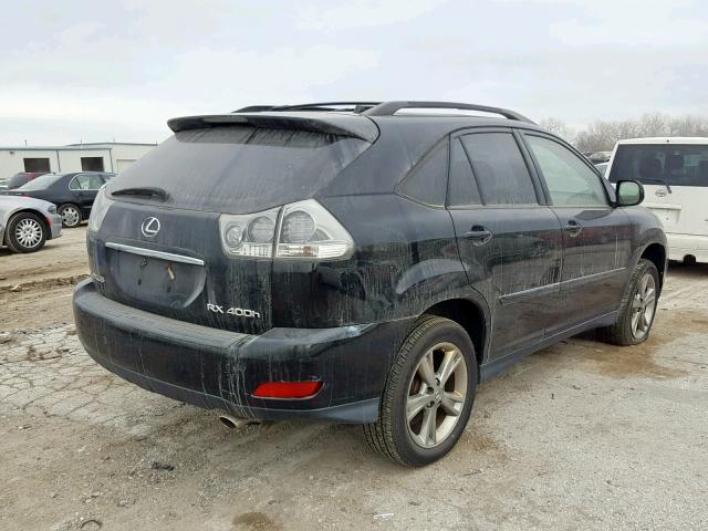 JTJHW31U460022898 - 2006 LEXUS RX 400 BLACK photo 4