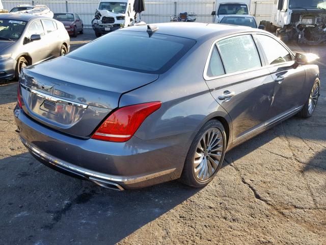 KMHG34JA0HU023511 - 2017 HYUNDAI GENESIS GRAY photo 4