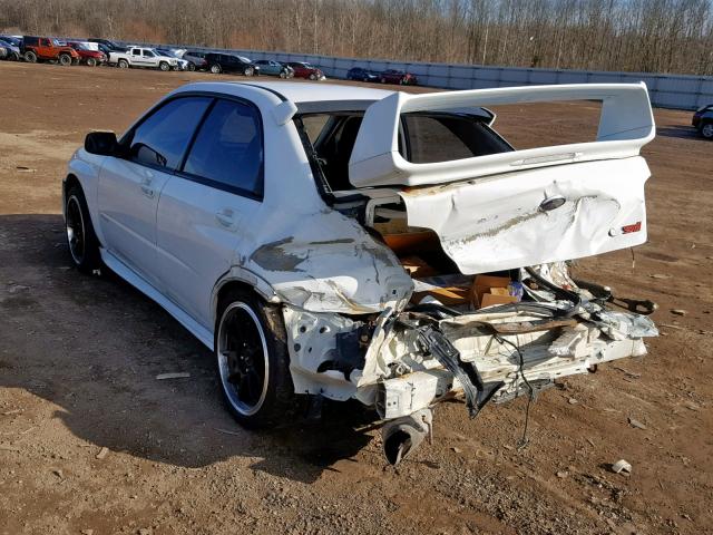 JF1GD70646L517685 - 2006 SUBARU IMPREZA WR WHITE photo 3