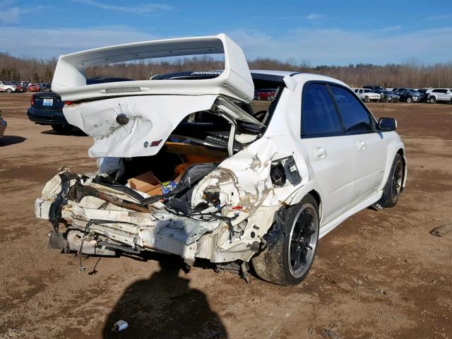 JF1GD70646L517685 - 2006 SUBARU IMPREZA WR WHITE photo 4