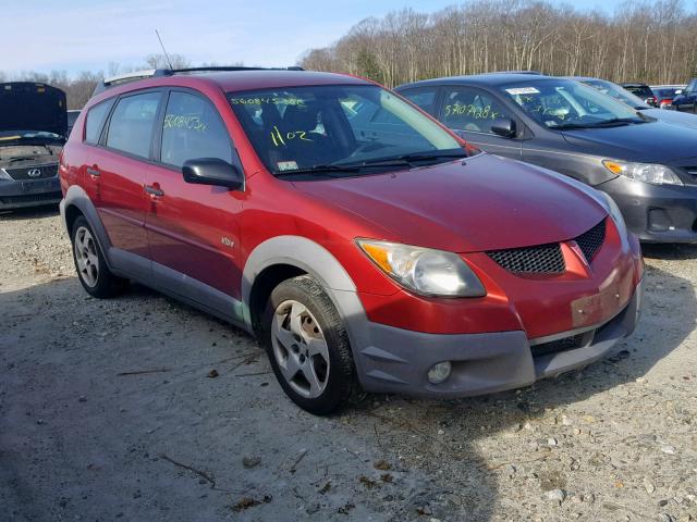 5Y2SL62843Z468125 - 2003 PONTIAC VIBE RED photo 1