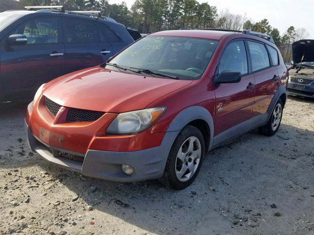 5Y2SL62843Z468125 - 2003 PONTIAC VIBE RED photo 2