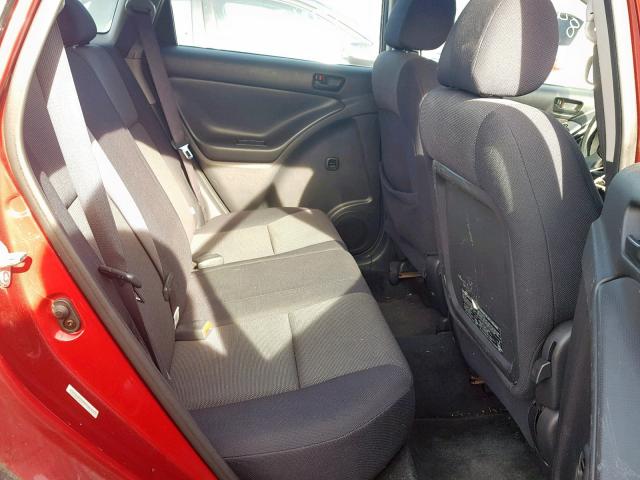 5Y2SL62843Z468125 - 2003 PONTIAC VIBE RED photo 6