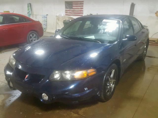 1G2HY52K734130527 - 2003 PONTIAC BONNEVILLE BLUE photo 2