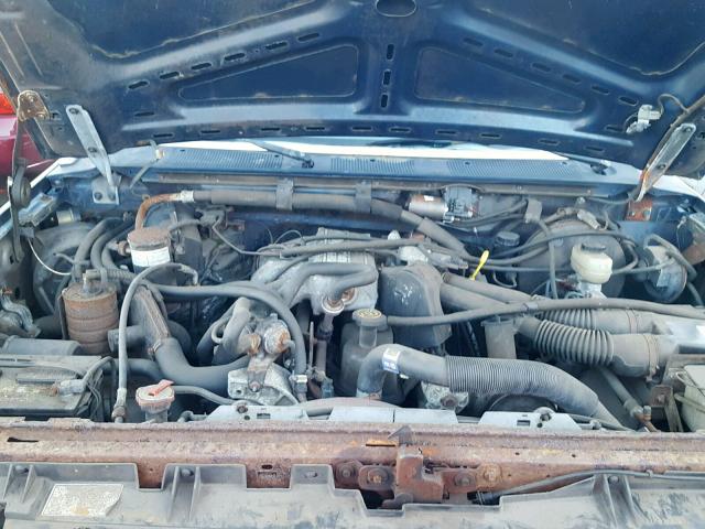 1FTEX14Y9KKA58445 - 1989 FORD F BLUE photo 7