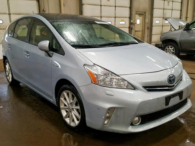 JTDZN3EU5E3363518 - 2014 TOYOTA PRIUS V SILVER photo 1