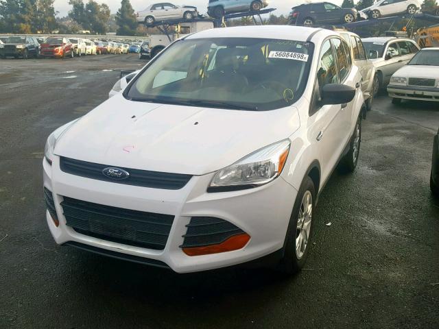 1FMCU0F77EUC37814 - 2014 FORD ESCAPE S WHITE photo 2