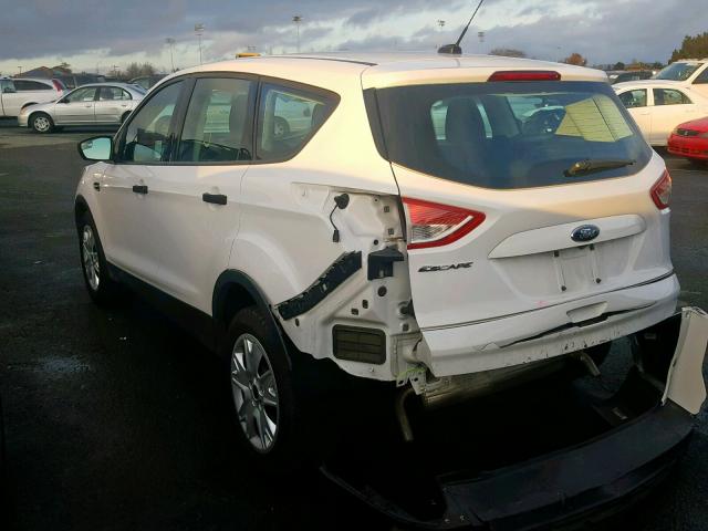 1FMCU0F77EUC37814 - 2014 FORD ESCAPE S WHITE photo 3