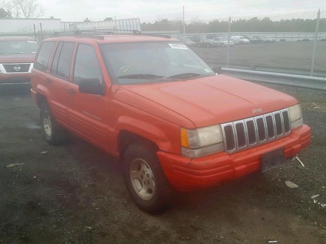 1J4GZ48Y9WC230482 - 1998 JEEP GRAND CHER RED photo 1