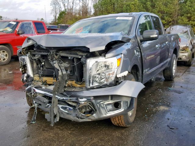 1N6AA1E53HN575328 - 2017 NISSAN TITAN SV SILVER photo 2