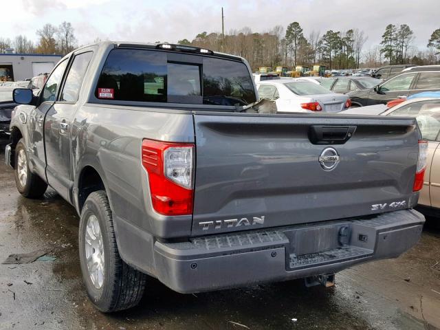 1N6AA1E53HN575328 - 2017 NISSAN TITAN SV SILVER photo 3