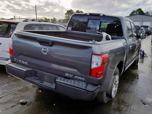 1N6AA1E53HN575328 - 2017 NISSAN TITAN SV SILVER photo 4