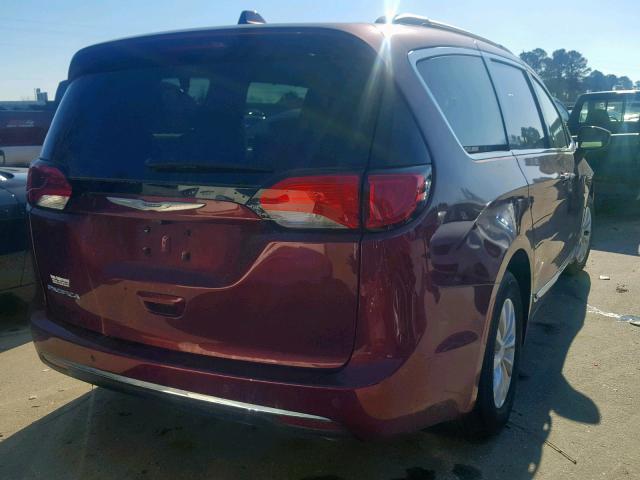 2C4RC1BG1HR513208 - 2017 CHRYSLER PACIFICA T BURGUNDY photo 4