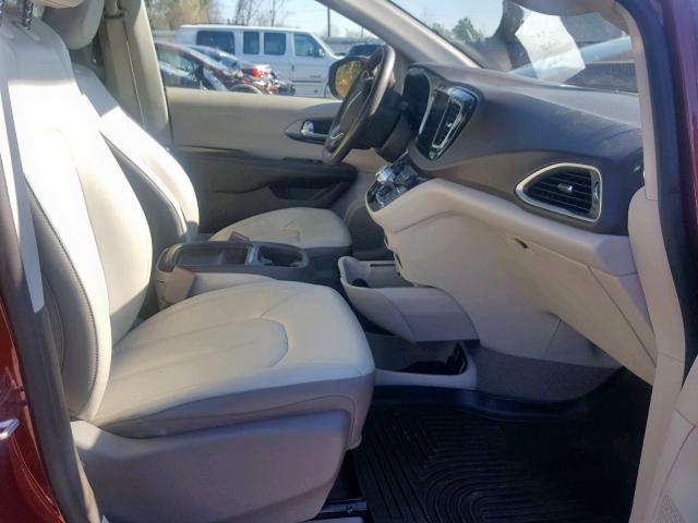 2C4RC1BG1HR513208 - 2017 CHRYSLER PACIFICA T BURGUNDY photo 5