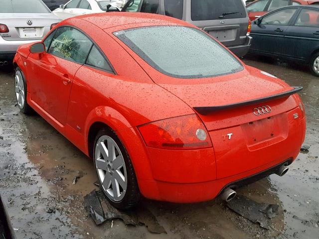 TRUWF28N341017403 - 2004 AUDI TT 3.2 QUA RED photo 3