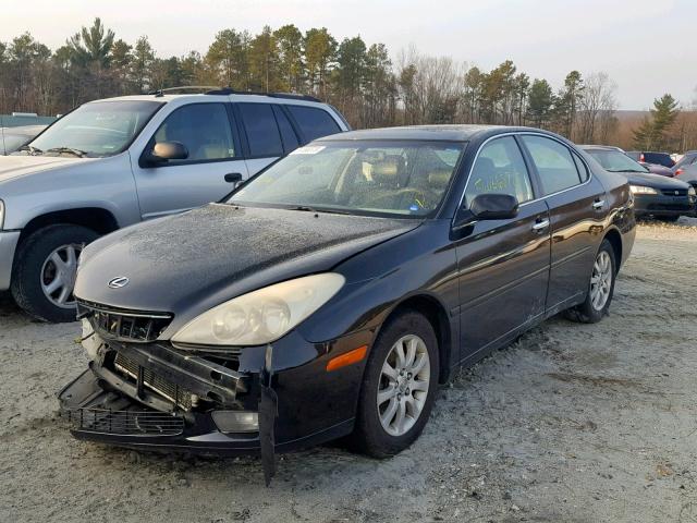 JTHBA30G340015701 - 2004 LEXUS ES 330 BLACK photo 2