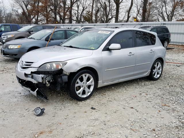 JM1BK143651322091 - 2005 MAZDA 3 HATCHBAC GRAY photo 2