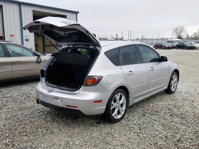 JM1BK143651322091 - 2005 MAZDA 3 HATCHBAC GRAY photo 4