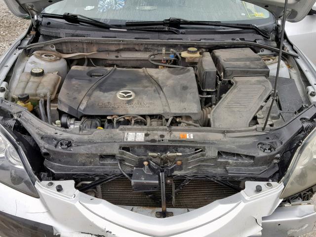 JM1BK143651322091 - 2005 MAZDA 3 HATCHBAC GRAY photo 7