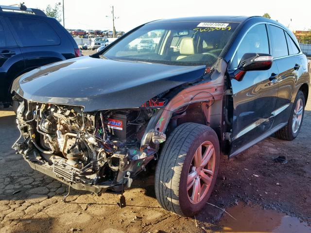 5J8TB4H34EL012687 - 2014 ACURA RDX BASE BLACK photo 2