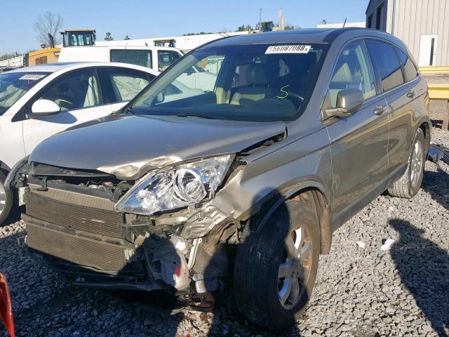 JHLRE38727C009287 - 2007 HONDA CR-V EXL GOLD photo 2