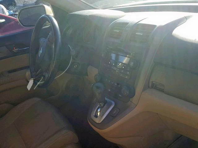 JHLRE38727C009287 - 2007 HONDA CR-V EXL GOLD photo 9